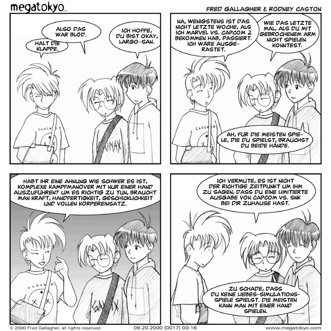 Strip #17: Nur eine Hand