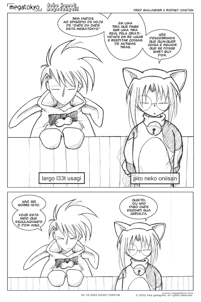 tira #225: Doko Kana Megatokyo!